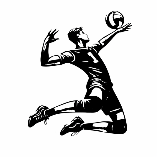 Quadro in metallo raffigurante giocatore di pallavolo, decorazione murale sportiva per appassionati di volley e sport