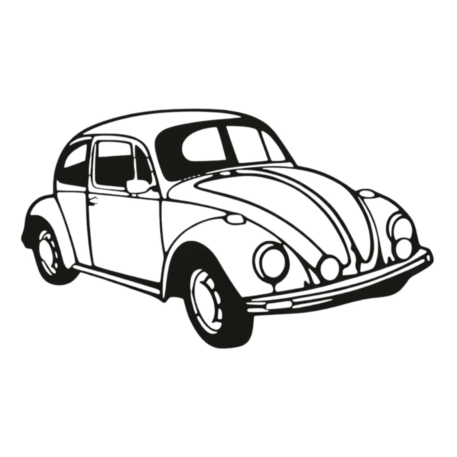 Quadro in metallo raffigurante iconico Maggiolino, decorazione murale per appassionati di auto d'epoca e vintage