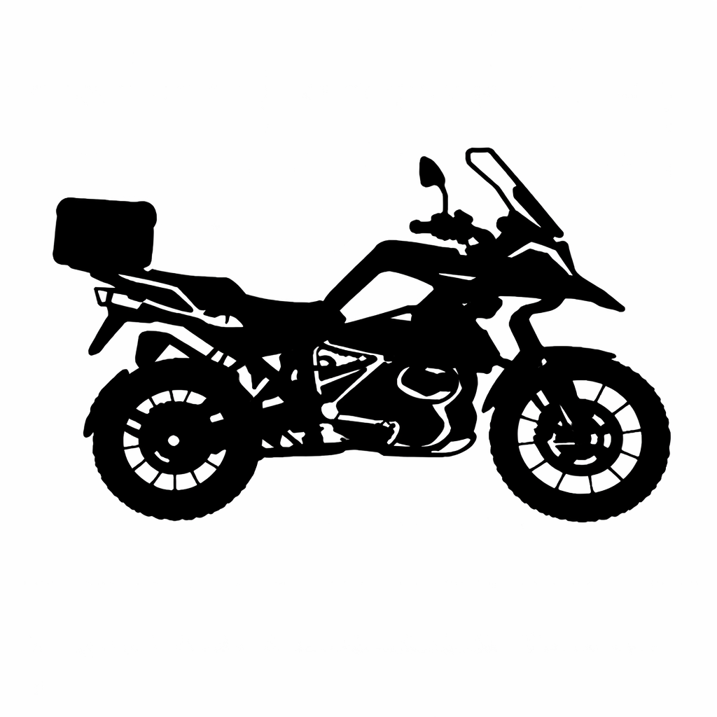Quadro in metallo raffigurante moto GS Adventure R1250, decorazione murale per appassionati di moto enduro e avventura