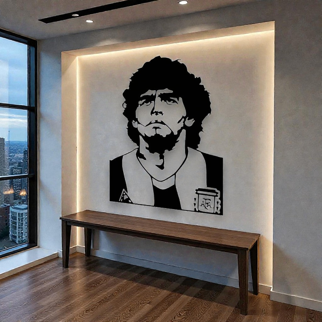 Arte Murale - Il Dio del Calcio Napoletano